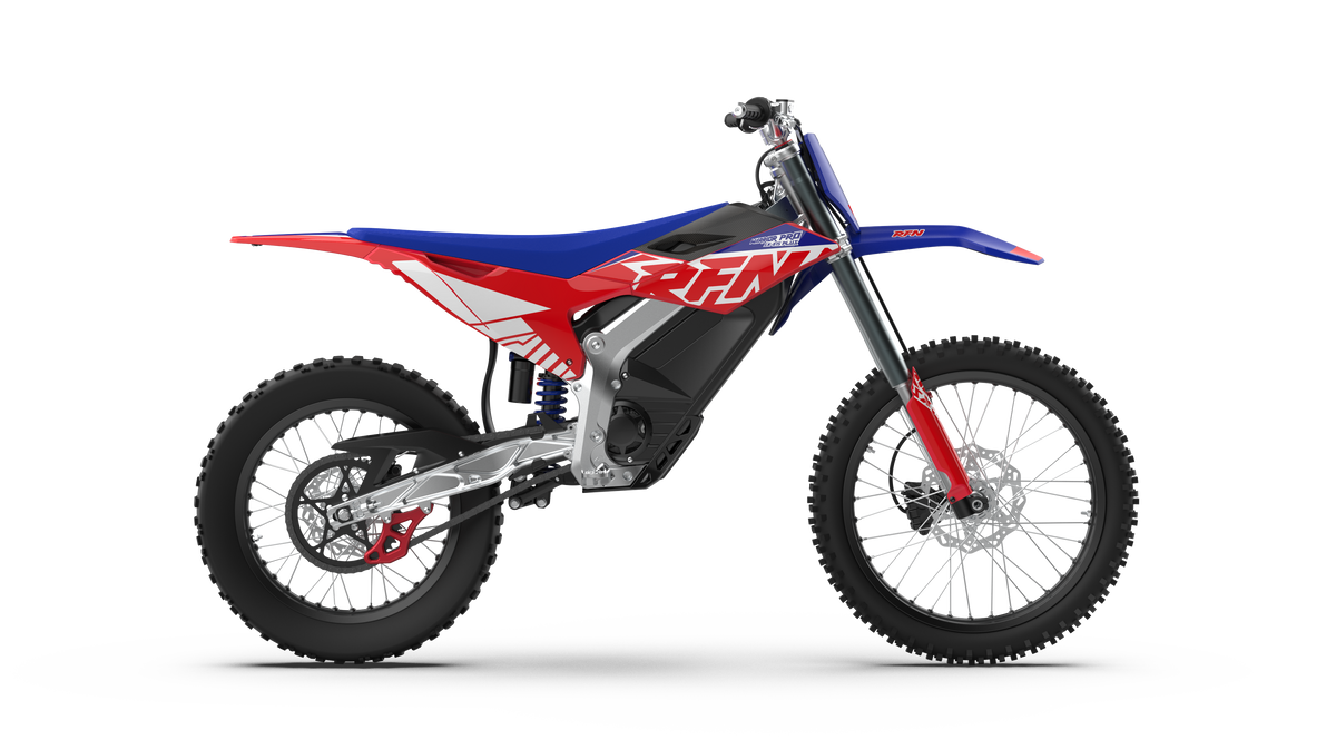 2026 RFN Warrior Pro SX-E15 PLUS - 74v 15kw 61mph Electric Dirt Bike
