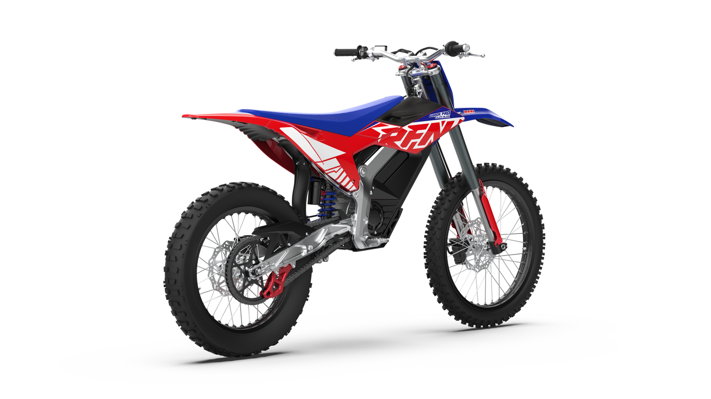 2026 RFN Warrior Pro SX-E15 PLUS - 74v 15kw 61mph Electric Dirt Bike