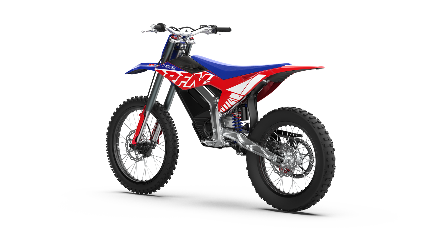 2026 RFN Warrior Pro SX-E15 PLUS - 74v 15kw 61mph Electric Dirt Bike
