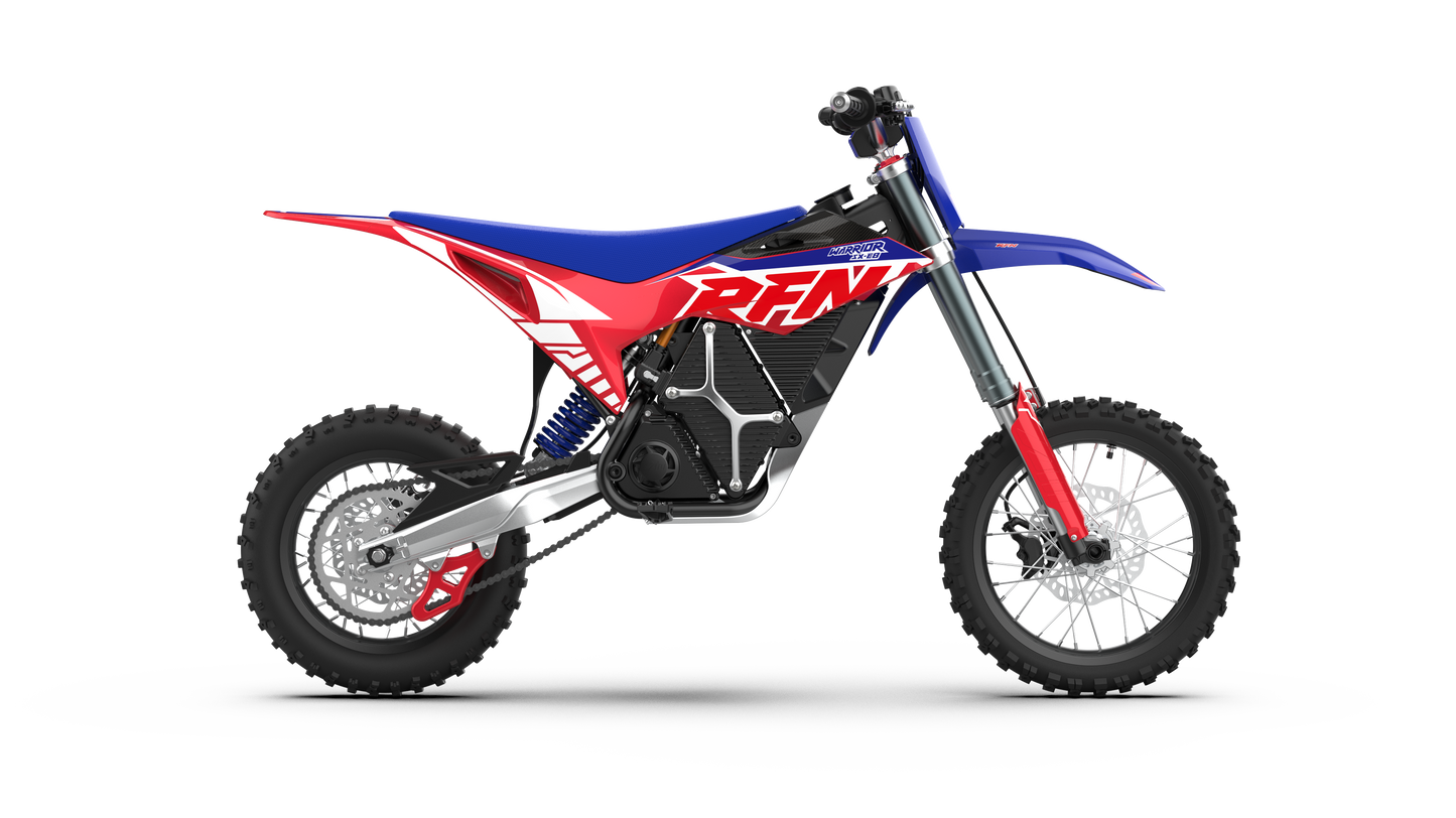 2026 RFN Warrior Youth SX-E8 - 60v 8kw Electric Dirt Bike