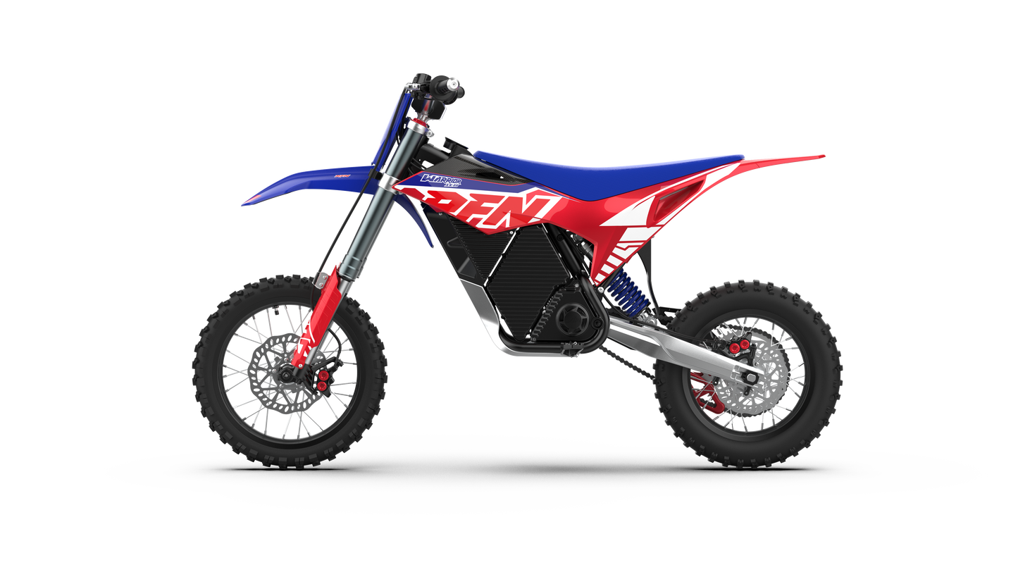 2026 RFN Warrior Youth SX-E8 - 60v 8kw Electric Dirt Bike