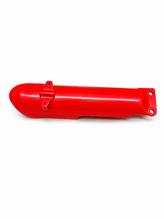 Red Front Shock Plastic Cover Left For RFN Warrior Kids SX-E5