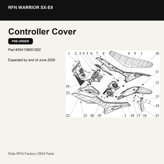 Controller Cover For RFN Warrior SX-E8