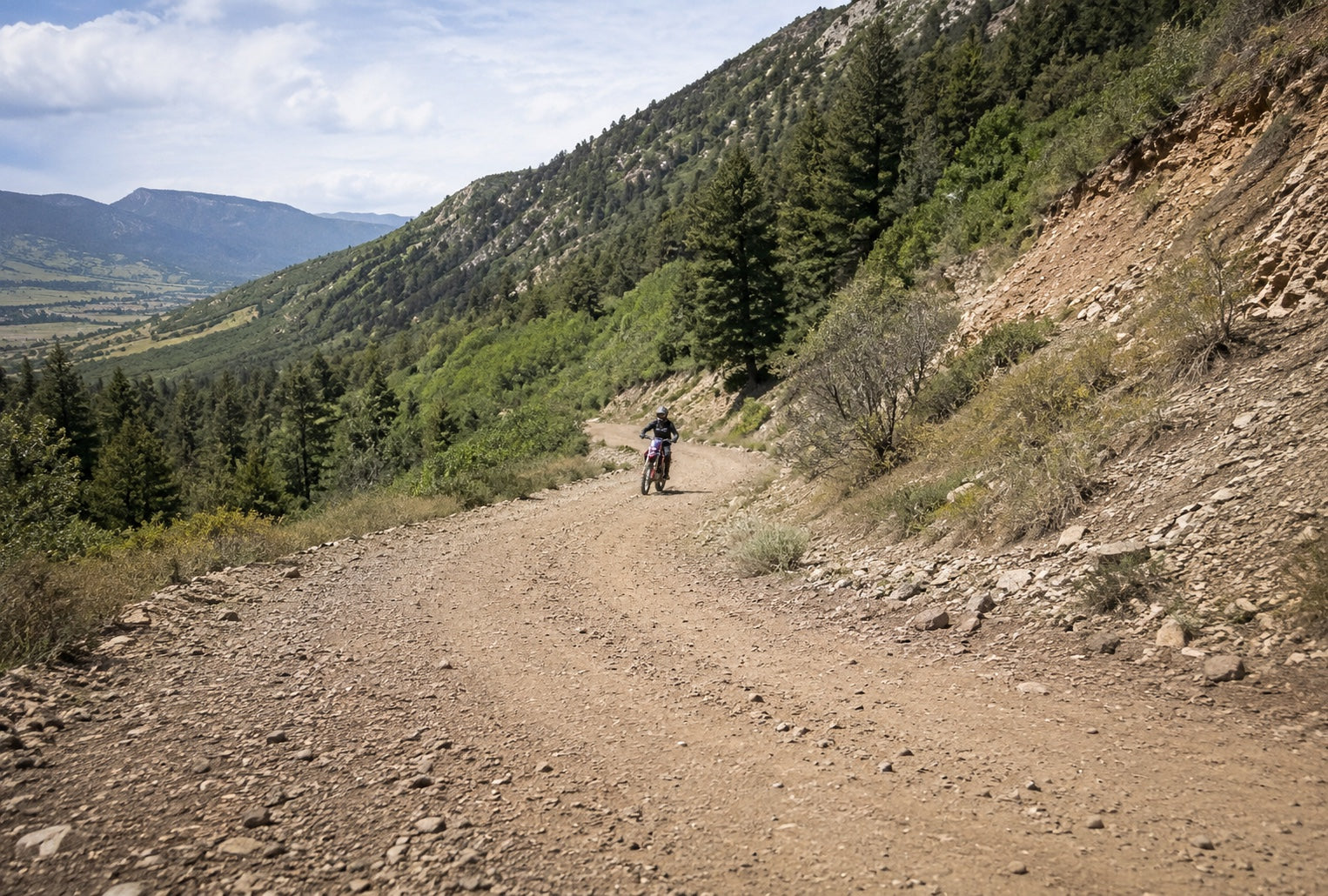 SX-E15 Plus riding Utah and Idaho mountain terrain